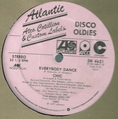Chic - Dance, Dance, Dance (Yowsah, Yowsah, Yowsah) (Atlantic, 3435) · 7" · Specialty Pressing