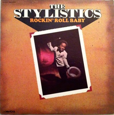 The Stylistics - Rockin' Roll Baby / Pieces (Avco, AV-4625) · 7"