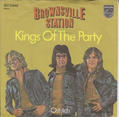 Brownsville Station - Kings Of The Party (Big Tree Records, BT-16001) · 7" · Promo