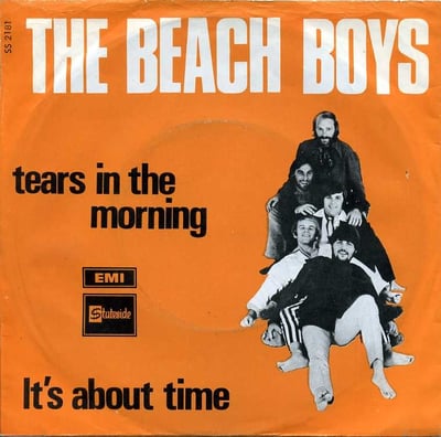 The Beach Boys - Tears In The Morning (Brother Records, 0957) · 7" · Promo