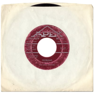 Everly Brothers - Problems (Cadence, 1355) · 7" · Scranton Pressing