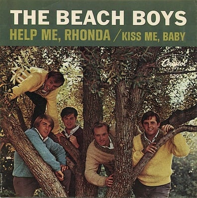 The Beach Boys - Help Me, Rhonda / Kiss Me, Baby (Capitol Records, 5395) · 7" · Scranton Pressing