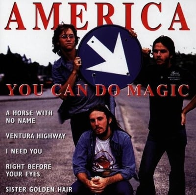 America - You Can Do Magic (Capitol Records, B-5142) · 7" · Winchester Pressing
