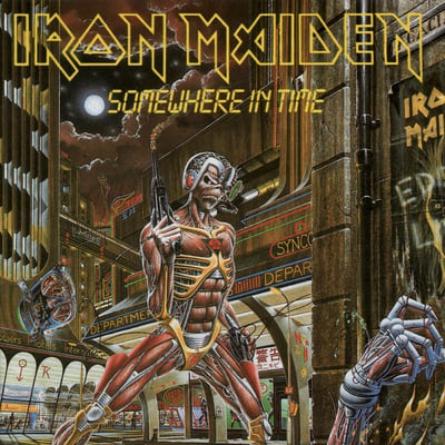 Iron Maiden - Somewhere In Time (Capitol Records, SJ-12524) · LP · SRC Pressing