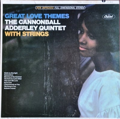 The Cannonball Adderley Quintet - Great Love Themes (Capitol Records, T 2531) · LP