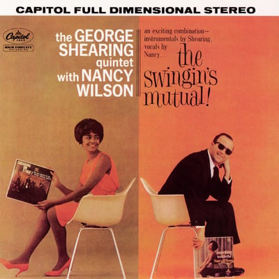 The George Shearing Quintet With Nancy Wilson - The Swingin's Mutual! (Capitol Records, ST 1524) · LP · Scranton Pressing · Repress