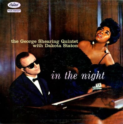 The George Shearing Quintet With Dakota Staton - In The Night (Capitol Records, T1003) · LP · Scranton Pressing