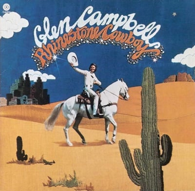 Glen Campbell - Rhinestone Cowboy (Capitol Records, 4095) · 7" · Winchester pressing
