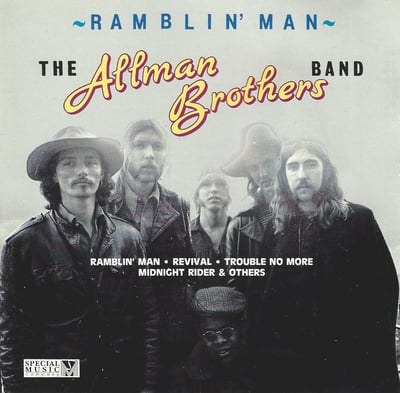 The Allman Brothers Band - Ramblin Man (Capricorn Records, CPR 0027) · 7"