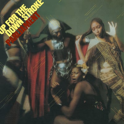 Parliament - Up For The Down Stroke / Presence Of A Brain (Casablanca, NEB 0013) · 7" · Santa Maria Pressing