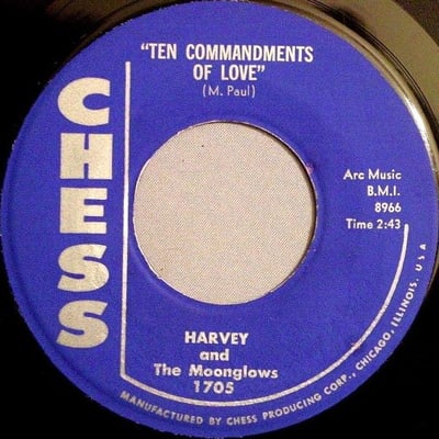 The Moonglows - The Ten Commandments Of Love / Sincerely (Chess, CH-91007) · 7"