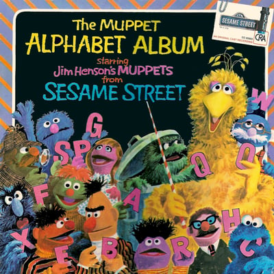 Sesame Street - The Muppet Alphabet Album (Children's Records Of America, CC 25503) · LP · Gatefold · Reissue