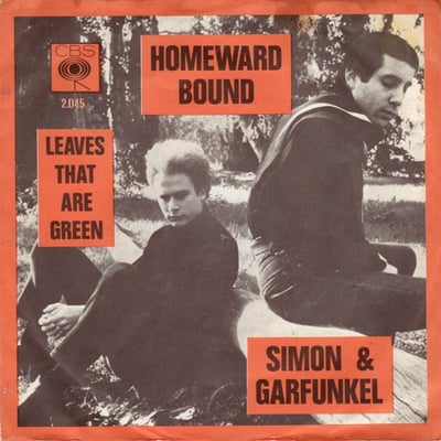 Simon & Garfunkel - Homeward Bound (Columbia, 4-43511) · 7" · Terre Haute Pressing