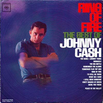 Johnny Cash - Ring Of Fire (The Best Of Johnny Cash) (Columbia, CL 2053) · LP · Pitman Pressing