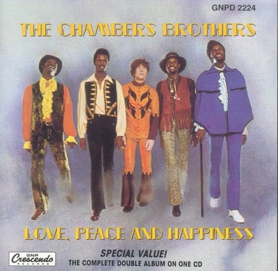 The Chambers Brothers - Love, Peace And Happiness / Live At Bill Graham's Fillmore East (Columbia, KGP 20) · 2xLP · Reissue