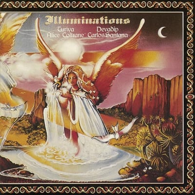 Carlos Santana & Alice Coltrane - Illuminations (Columbia, PC 32900) · LP · Santa Maria Pressing