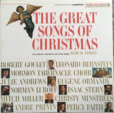 Various - The Great Songs Of Christmas, Album Three (Columbia Special Products, CSP 117) · LP · Pitman, "5" sleeve · Limited Edition