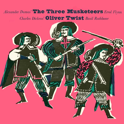Basil Rathbone / Errol Flynn - The Three Musketeers / Oliver Twist (Columbia Special Products, P13902) · LP