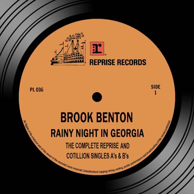 Brook Benton - Rainy Night In Georgia / Where Do I Go From Here (Cotillion, 44057) · 7" · PL - Plastic Products Pressing