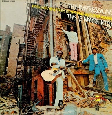 The Impressions - This Is My Country / My Woman's Love (Curtom, CR 1934) · 7" · Pitman Pressing