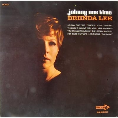 Brenda Lee - Johnny One Time (Decca, 32428) · 7" · Gloversville Pressing