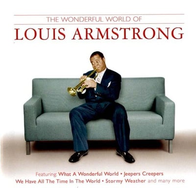 Louis Armstrong - The Wonderful World Of Walt Disney (Disneyland, STER-1341) · LP · Reissue