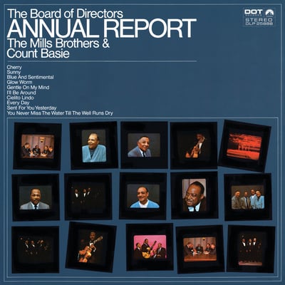 The Mills Brothers & Count Basie - The Board Of Directors Annual Report (Dot Records, DLP 25888) · LP