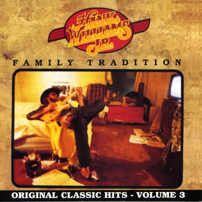 Hank Williams Jr. - Family Tradition (Elektra, 6E-194) · LP · Reissue