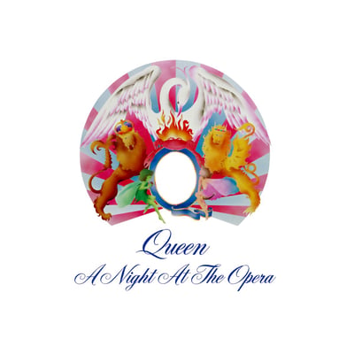 Queen - A Night At The Opera (Elektra, 7E-1053) · LP · SP - Specialty Pressing, Embossed Gatefold