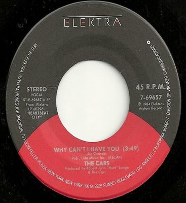 The Cars - You Might Think (Elektra, 7-69744) · 7" · Specialty, SP
