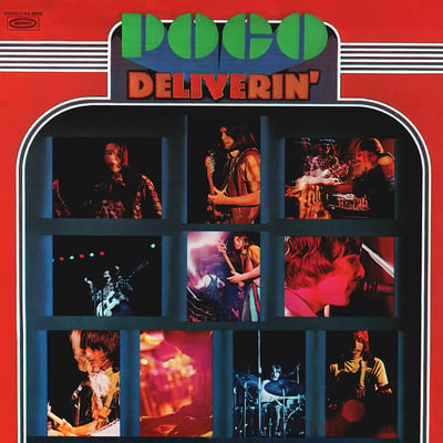 Poco - Deliverin' (Epic, E 30209) · LP · Blue Label Santa Maria · Reissue