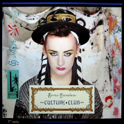 Culture Club - Karma Chameleon (Epic, 34-04221) · 7" · Pitman, P