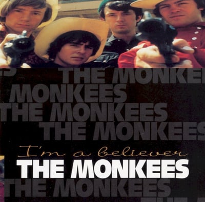 The Monkees - I'm A Believer / Pleasant Valley Sunday (Flashback Records, AFS-9119) · 7" · Reissue