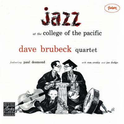 The Dave Brubeck Quartet Featuring Paul Desmond - Jazz At The College Of The Pacific (Fantasy, 3-13) · LP