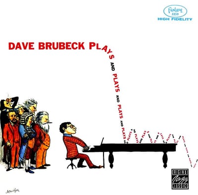 Dave Brubeck - Plays And Plays And Plays... (Fantasy, 3259) · LP · Red Translucent