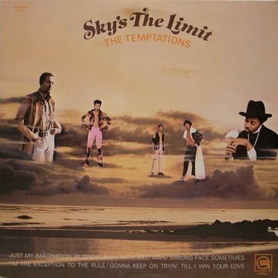 The Temptations - Sky's The Limit (Gordy, GS 957) · LP · Indianapolis Pressing