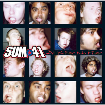 Sum 41 - All Killer No Filler (Island Records, B0026094-01) · LP · Black Inside Blue · Limited Edition, Reissue
