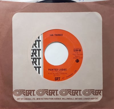Ian Thomas - Painted Ladies (Janus Records, J-224) · 7" · Pitman Pressing