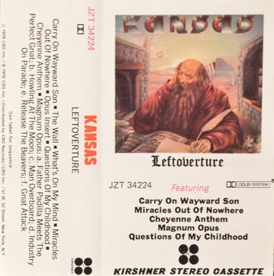 Kansas - Leftoverture (Kirshner, JZ 34224) · LP