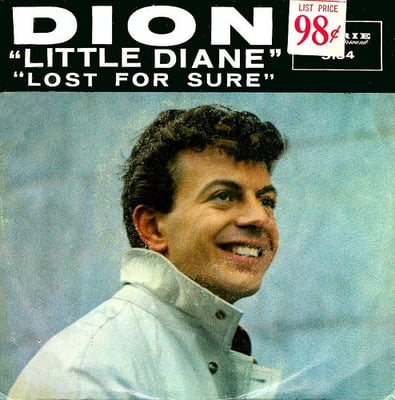 Dion - Little Diane / Lost For Sure (Laurie Records, 3134) · 7" · Shelley Pressing