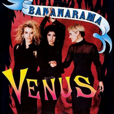 Bananarama - Venus (London Records, 886-056-7) · 7" · Specialty Pressing