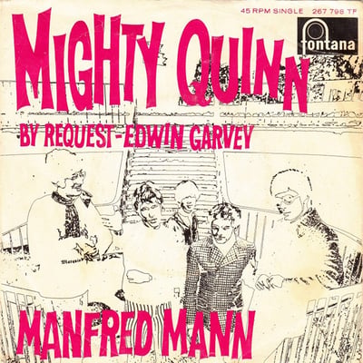 Manfred Mann - Quinn The Eskimo / By Request - Edwin Garvey (Mercury, 72770) · 7" · Mercury Pressing · Reissue