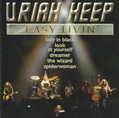Uriah Heep - Easy Livin (Mercury, 73307) · 7"