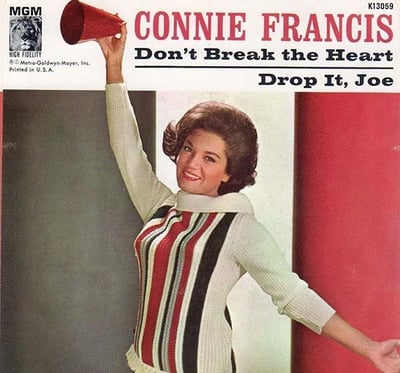 Connie Francis - Don't Break The Heart That Loves You (MGM Records, K13059) · 7"