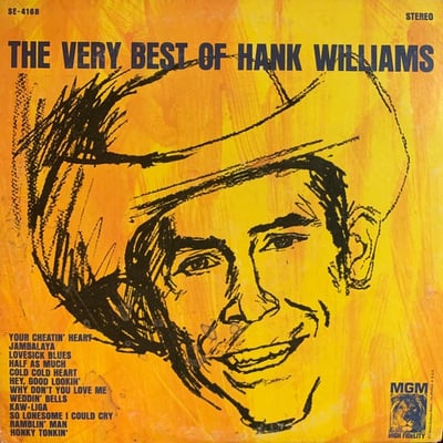 Hank Williams - The Very Best Of Hank Williams (MGM Records, SE-4168) · LP · Reissue