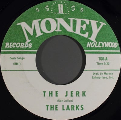 The Larks - The Jerk / Forget Me (Money Records, 106) · 7"