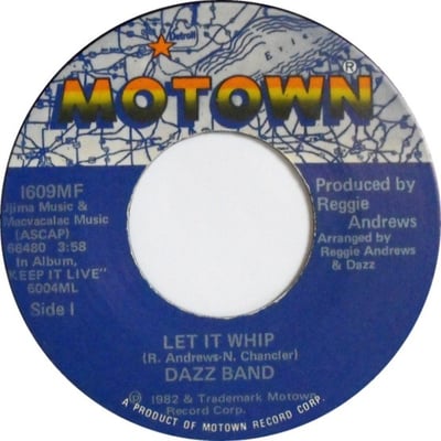 Dazz Band - Let It Whip / Everyday Love (Motown, 1609MF) · 7"