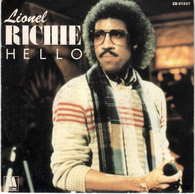 Lionel Richie - Hello (Motown, 1722 MF) · 7" · Promo