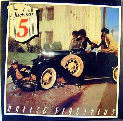 The Jackson 5 - Moving Violation (Motown, M6-829S1) · LP