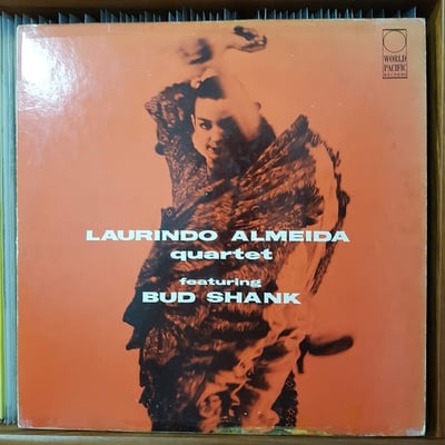 Laurindo Almeida Quartet Featuring Bud Shank - Laurindo Almeida Quartet Featuring Bud Shank (Pacific Jazz, PJ-1204) · LP · Reissue